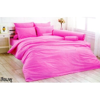 Toto ชุดเครื่องนอน ชุดผ้าปู สีพื้น – สี Pink (ไม่รวมผ้านวม)