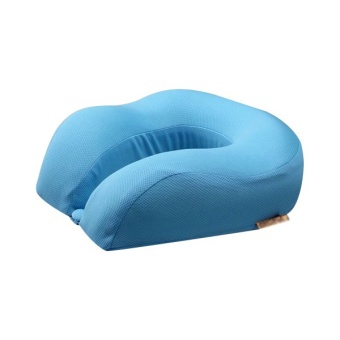 Getagift หมอนรองคอ Memory Foam รุ่น Premium Design เพื่อสุขภาพ (สีฟ้า)