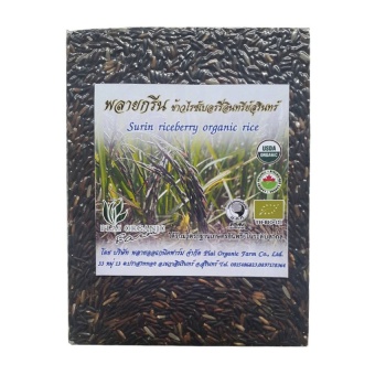 PLAIGREEN Riceberry ข้าวไรซ์เบอร์รี่อินทรีย์สุรินทร์ 10 กก.