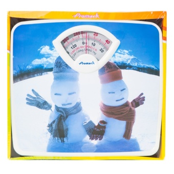Promark เครื่องชั่ง คละลาย Scale Mechanical SNOWMAN (Blue1)