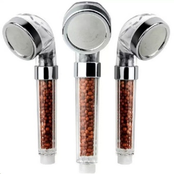 O2 ฝักบัวสปา ฝักบัวหิน ฝักบัวเกาหลี น้ำแร่ไอออน Shower Head spa (เซ็ท 3 ชิ้น)