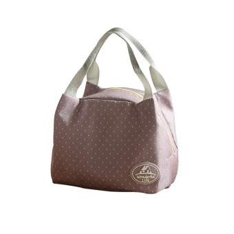 2016 Best Quality Portable Insulated Tote lunch Bag for Women kids Lunch Box Bag (gray)