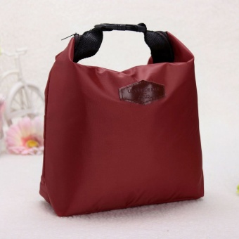 Thermal Insulated Waterproof Lunch Tote Storage Picnic Carry Bag wind red