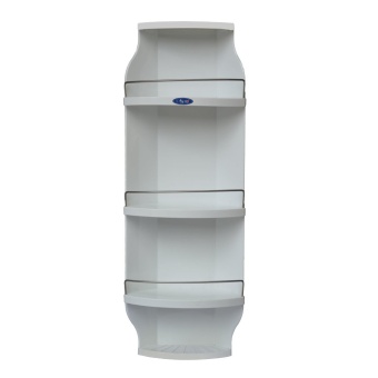 Casero ชั้นวางของในห้องน้ำ ติดผนัง 5 ชั้น - White