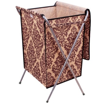 HOUSE BRAND Laundry Basket ตะกร้าผ้าไนล่อน มีฝาปิด (Luxury Classic)