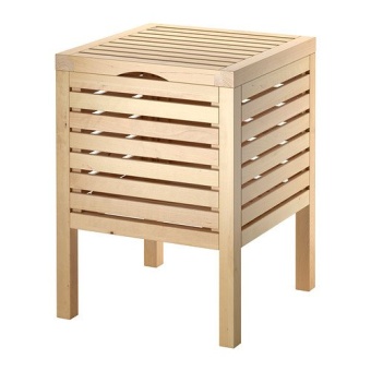 Ibiza Decor สตูลเก็บของได้ (Beige)