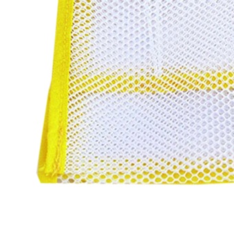 Home Bathroom Suction Net Bag Bath Baby Kid Storage Yellow