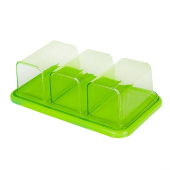 Self-adhesive Bathroom Wall Storage Rack Green