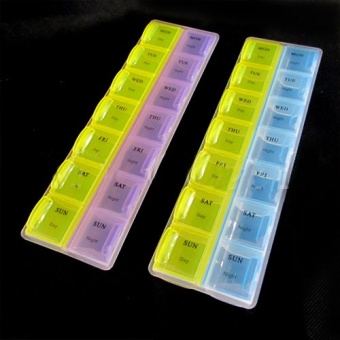 Fancytoy New 7 Day Weekly Pill Medicine Box Holder Storage Organizer Container Case