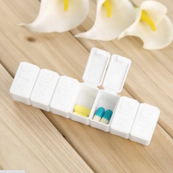 Medicine Weekly Storage Pill 7 Day Tablet Sorter Box Container Case Organizer