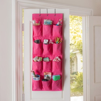12 Pockets Over Door Cloth Closet Space Storage Shoe Hanger Organizer Hanging - INTL