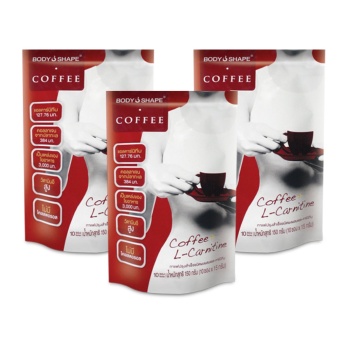 Body Shape Coffee กาแฟผสมแอล-คาร์นิทีน (3 ห่อ)