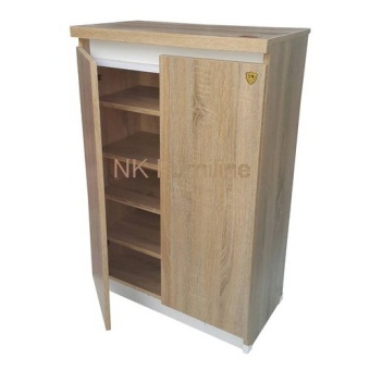 NK Furniline ตู้รองเท้า5ชั้น รุ่น Shoes60-2D - (ลายไม้แอส)