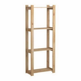 NK Furniline ชั้นวางของเอนกประสงค์ 4ชั้น รุ่น Multi4Shelf64 - ไม้สนธรรมชาติ