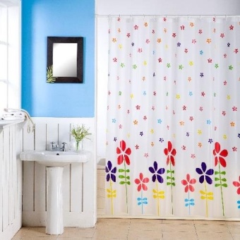 Elegance ผ้าม่านห้องน้ำ PEVA Cutie 180X180CM.
