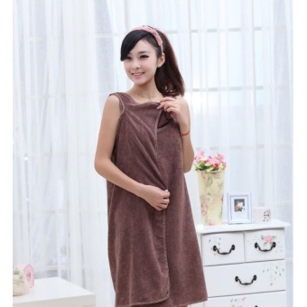ETC ผ้าขนหนูอาบน้ำไมโครไฟเบอร์ สีน้ำตาล Microfiber Towel (Brown)