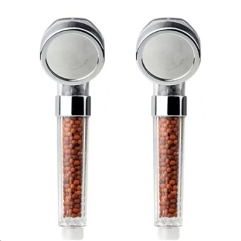 O2 ฝักบัวสปา ฝักบัวหิน ฝักบัวเกาหลี น้ำแร่ไอออน Shower Head spa (เซ็ท 2 ชิ้น)