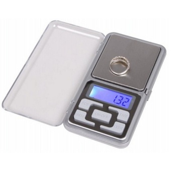 Tmall Digital Scale เครื่องชั่งดิจิตอล จิ๋ว ไซส์บัตร Digital Scale 100g-500g ( Silver )