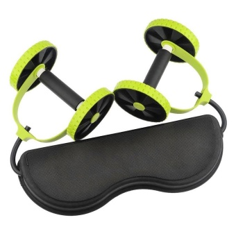 SPORT CITY Revoflex Extreme EXCERCISE ROLLER WHEEL เครื่องออกกำลังกายเสริมกล้ามเนื้อหน้าท้อง HJ-B098 (สีเขียว)