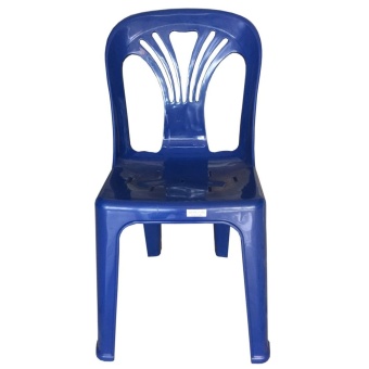 NK Furniline เก้าอี้พลาสติก มีพนักพิง เกรด B+ รุ่น CPB สีน้ำเงิน