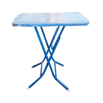 SPK Shop โต๊ะพับ 3 ฟุต รุ่น หน้าเหล็ก (สีน้ำเงิน)