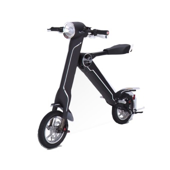LEHE K1 Smart Bicycle Electric Mini Intelligent Folding Bicycle Instead of Walking Electric Motorcycle (Black)