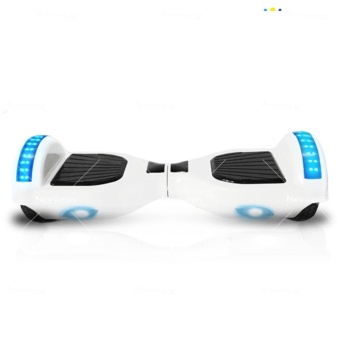 Life Tech 6.5” มินิเซกเวย์ / ฮาฟเวอร์บอร์ด / สมาร์ท บาลานซ์วิลล์ / สกู๊ตเตอร์ไฟฟ้า / รถยืนไฟฟ้า 2 ล้อมีไฟ LED และลำโพงบลูทูธสำหรับฟังเพลง (สีขาว) ฟรี !! กระเป๋าใส่แบบพกพา