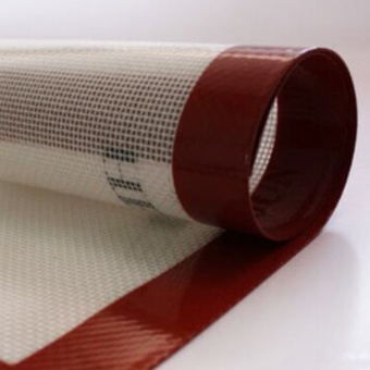 360DSC Professional Heat Resistant Liners Non-Stick Silicone Baking Mat 420*295mm - Dark Red