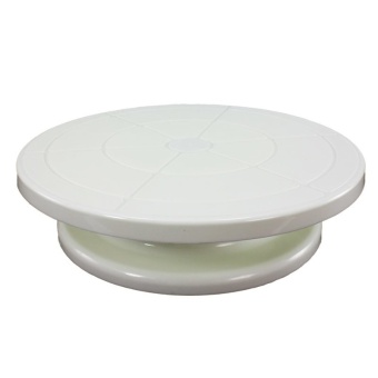 Voice ถาดหมุนแต่งหน้าเค้ก รุ่น QS11-สีขาว