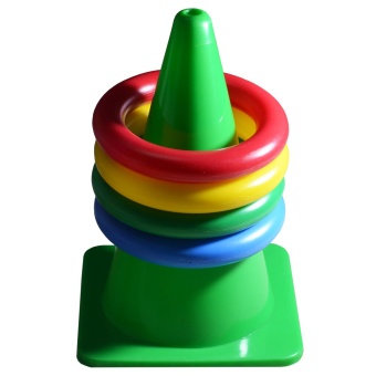 เกมส์โยนห่วง โยนห่วง ชุดกลาง Toss Game M สีเขียว 1 ชุด