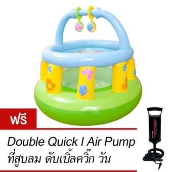 Intex ยิมหนูน้อย ซ้อฟท์ไซด์ มายเฟิรส์ทยิม รุ่น 48474 (ฟรี ที่สูบลมดับเบิ้ลควิ๊ก วัน)