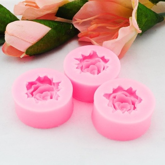 3D Rose Flower Fondant Cake Chocolate Sugarcraft Mold Cutter Silicone Tools DIY