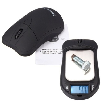 Moonar New Mini 200g 0.01g Portable Wireless Mouse Style High PrecisionLCD Digital Electronic Scale