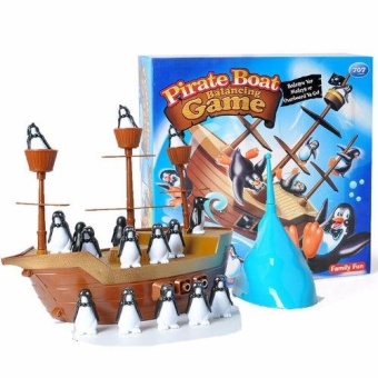 Pirate Boat Game เรือเพนกวิน วางสมดุลเพนกวินไม่ให้ตกลงมา