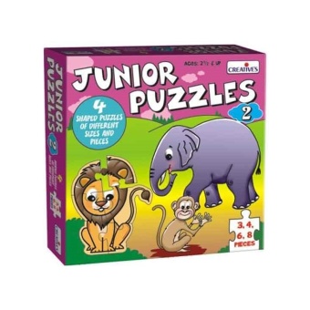 Creative&#039;s ของเล่นเสริมทักษะ จิ๊กซอว์กระดาษ Pre-School ชุด Junior Puzzles 2