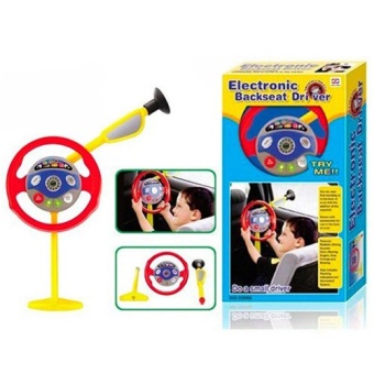 Kids Toys พวงมาลัยหัดขับรถยนต์ติดกระจก