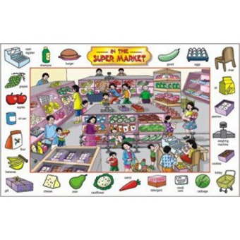 Creative's ของเล่นเสริมทักษะ ชุด picture talk - In the supermarket