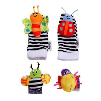 Lamaze สายรัดข้อมือเด็กและถุงเท้าเด็กเสริมพัฒนาการ set 4 ชิ้น