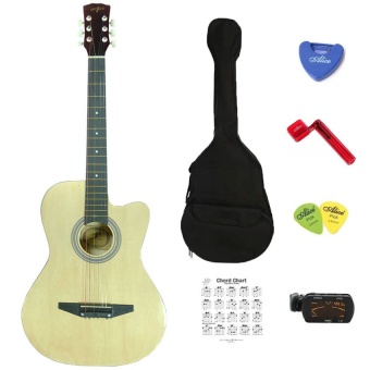 At First กีตาร์โปร่ง Acoustic Guitar 38&quot; รุ่น AG-38N Set&quot;