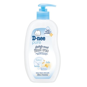 D-Nee Pure ครีมอาบน้ำ สูตรน้ำนมและโยเกิร์ต Blue Powder ขนาด 380 มล. (แพ็ค 3)