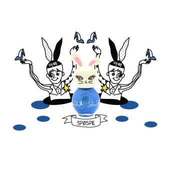 Shushupaint ยาทาเล็บสำหรับเด็ก SP05PE สี Shimmer Blue