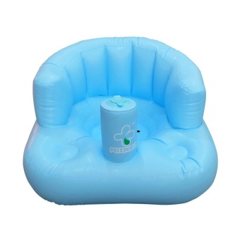 baby_kidsonline เก้าอี้หัดนั่งเป่าลม Baby Chair - สีฟ้า
