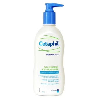 Cetaphil Restoraderm Skin Restoring Body Moisturizer 295ml 1ขวด สูตรเฉพาะพิเศษสำหรับผิวแห้ง-คัน ผิวแพ้ง่าย
