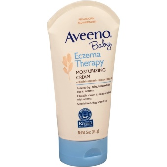 Aveeno Baby Eczema Therapy Moisturizing Cream Fragrance Free (141 g) ครีมบำรุงผิว สำหรับเด็ก ผิวเป็นกลาก และผดผื่น