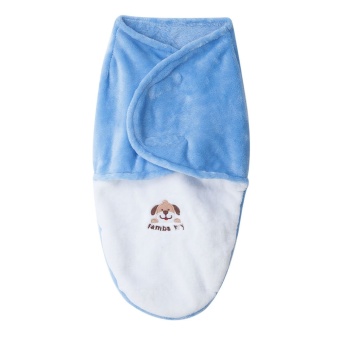Pure Envelope Infant Swaddle Soft Animal Paint Fleece Blanket