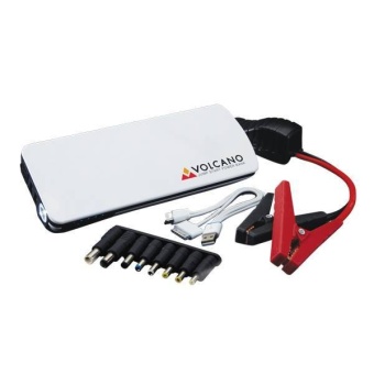 Volcano jumpstart powerbank 18000 mAh รุ่น Extreme - สีขาว/ดำ(230 x 87 x 27 mm)