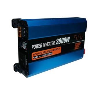 iBettalet 2000W DC 12V to AC 220V Power lnverter (Blue)