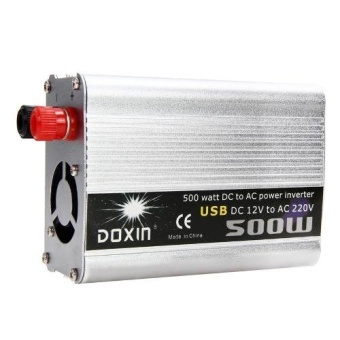 iBettalet Doxin 500W Power Inverter Car DC 12V to AC Adapter Converter USB Power Supply