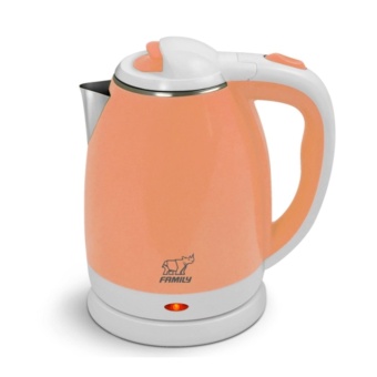 FAMILY Electric Kettle กาน้ำร้อนไฟฟ้า 1.8 ลิตร B-12 สีส้ม