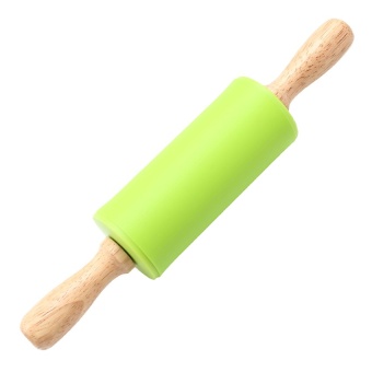 GMZ-01 Home Application Wooden handle silicone roller-type rolling pin Silicone Pastry Roller Dough Tools(s)